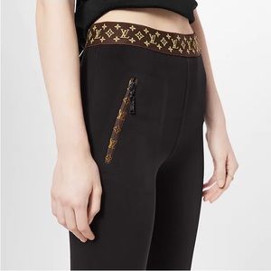 LOUIS VUITTON LEGGINGS WITH MONOGRAM ELASTIC BELT